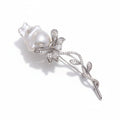 Rose Baroque Pearl Brooch
