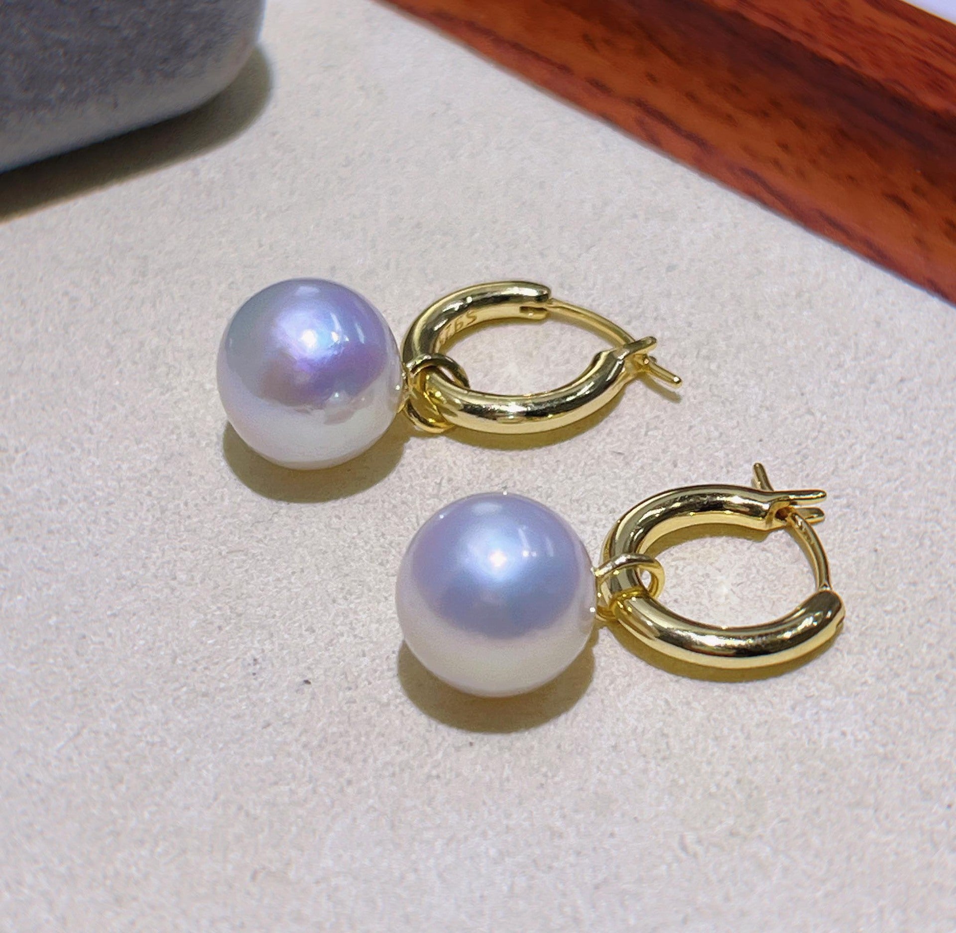 Classic Convertible Pearl Hoop Earrings