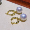 Classic Convertible Pearl Hoop Earrings