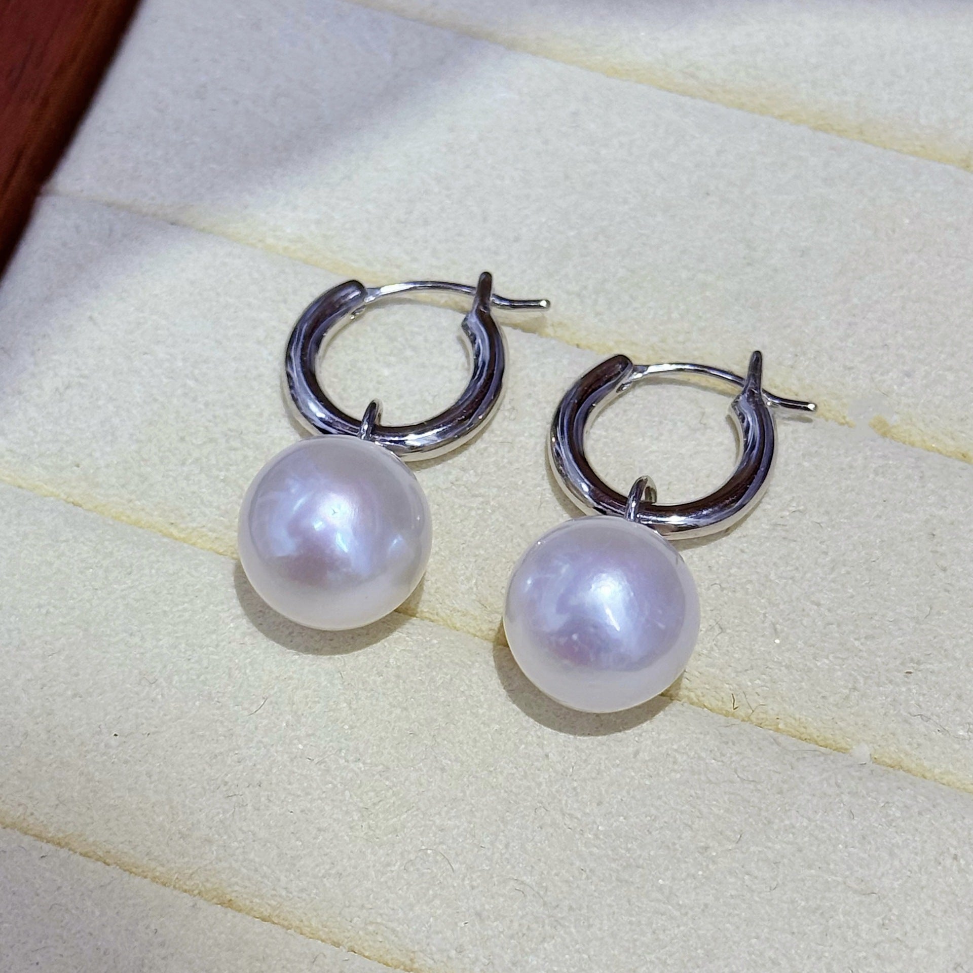 Classic Convertible Pearl Hoop Earrings