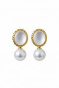 Freshwater Pearl & Mother of Pearl Earrings