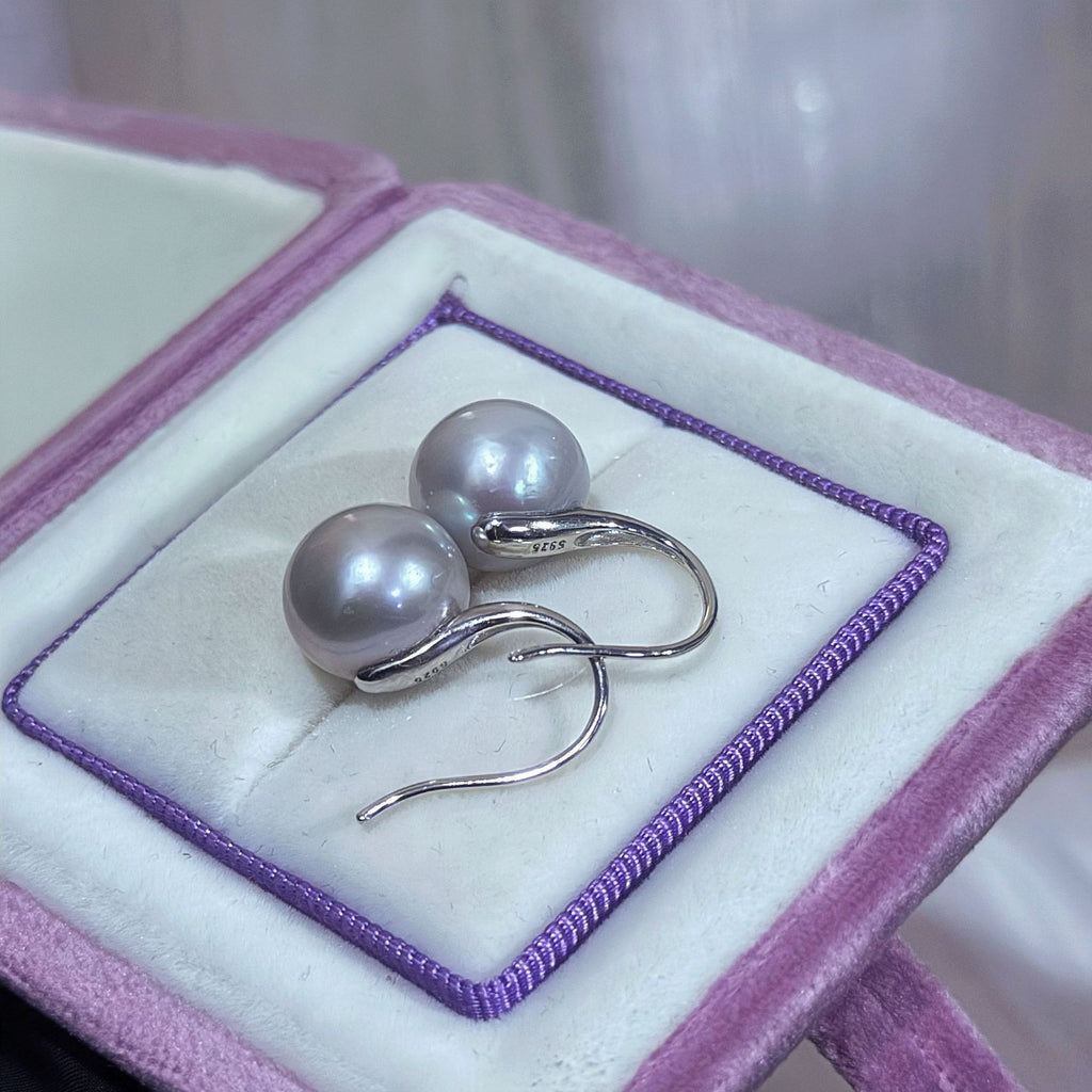 Freshwater Pearl Classic Hoop Earrings