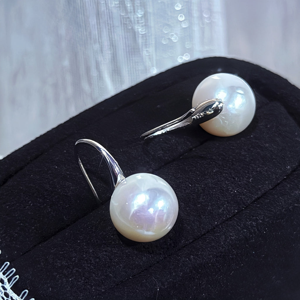 Freshwater Pearl Classic Hoop Earrings