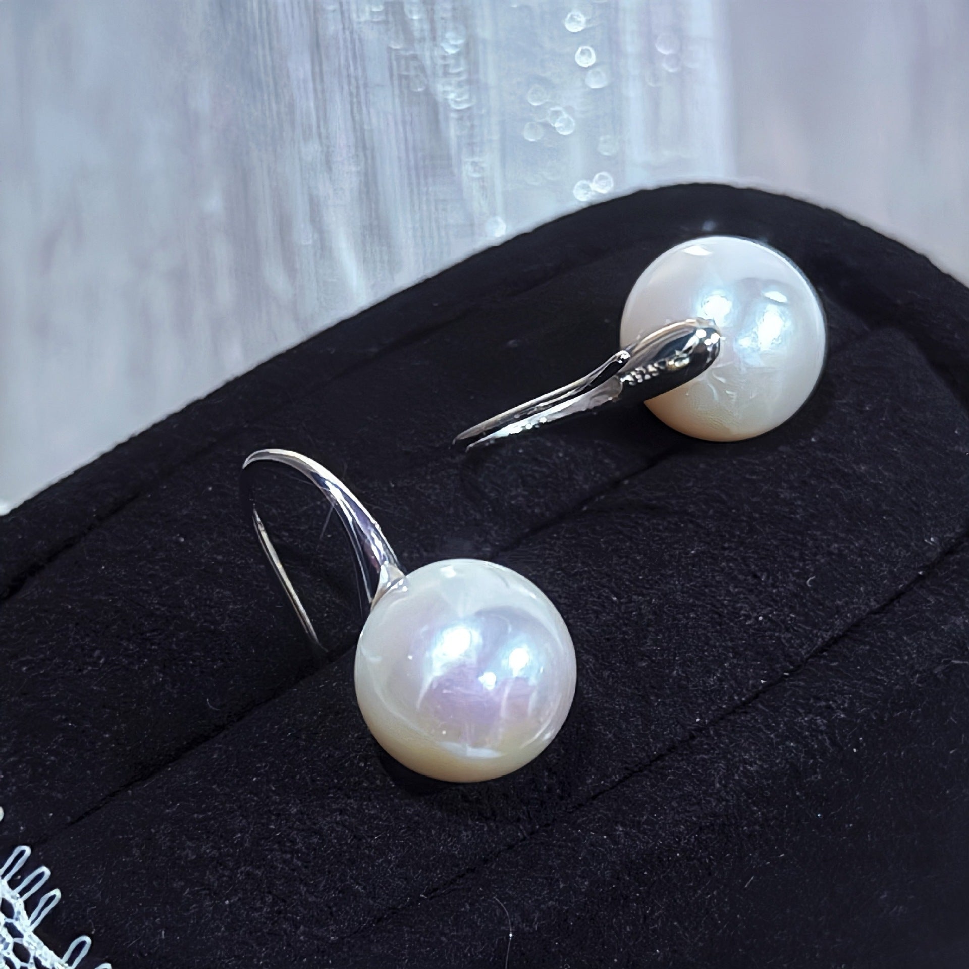 Freshwater Pearl Classic Hoop Earrings