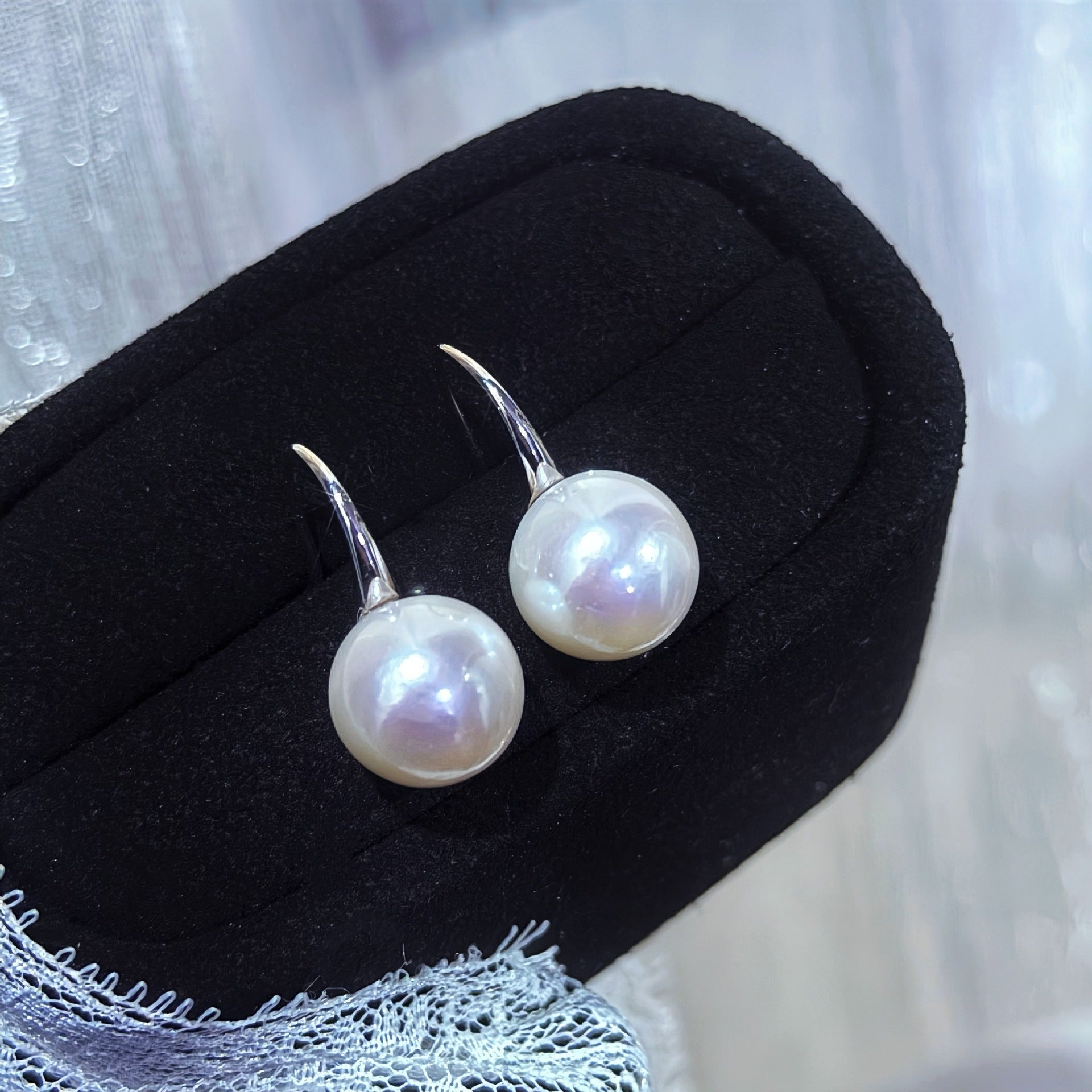 Freshwater Pearl Classic Hoop Earrings