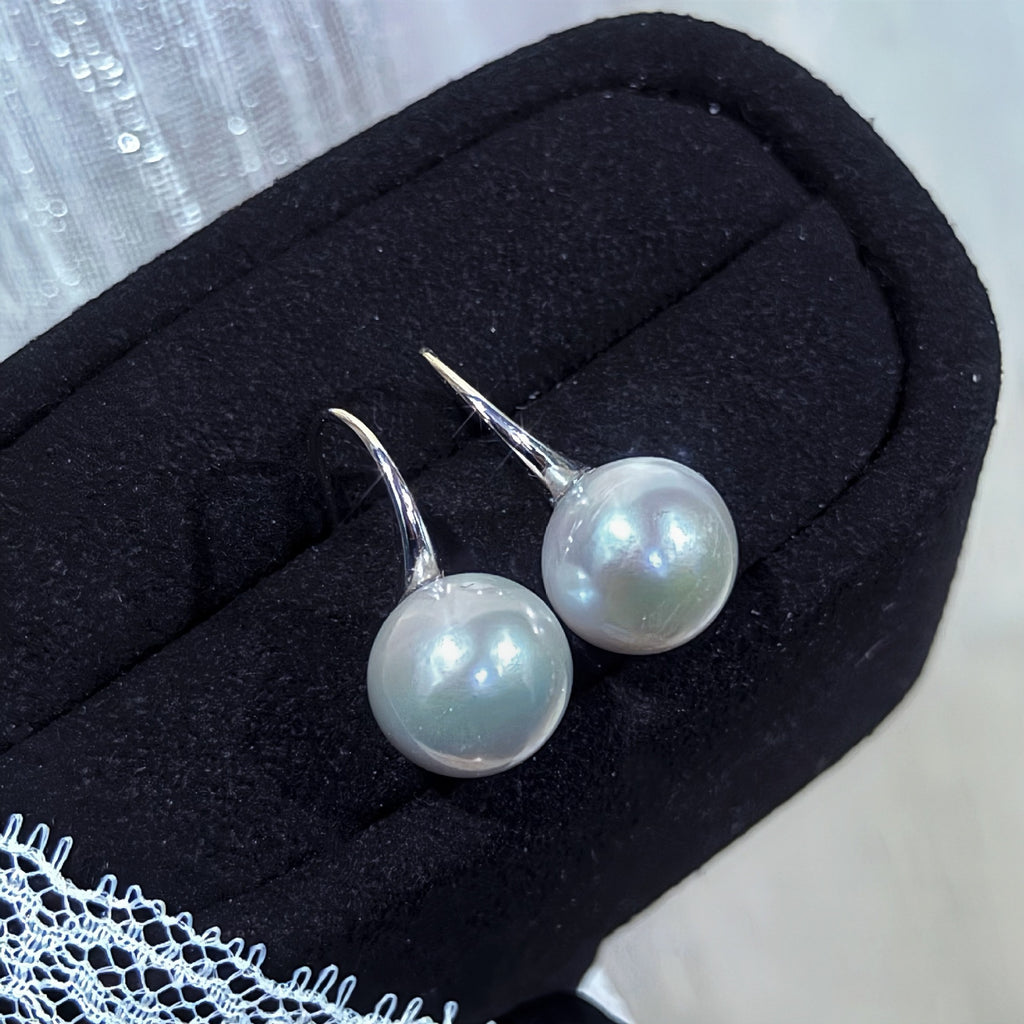 Freshwater Pearl Classic Hoop Earrings