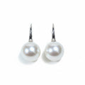 Freshwater Pearl Drop Earrings in Sterling Silver